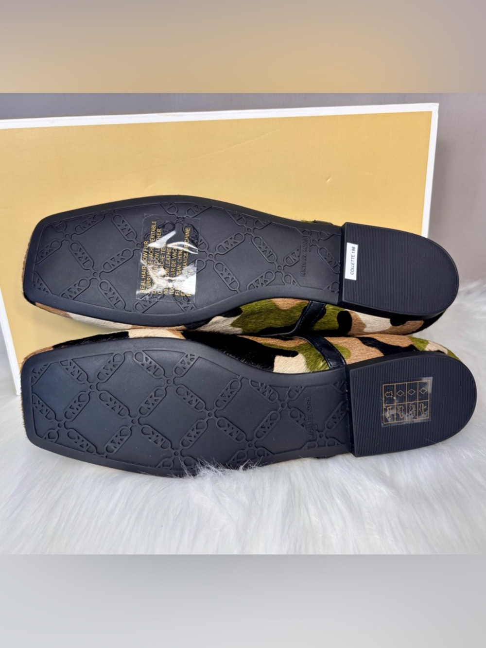 MICHAEL MK NIB Camouflage Ballet Flats - Picture 7 of 10